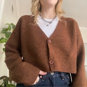 Cropped cardigan